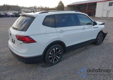 2022 Volkswagen Tiguan 2.0T S z USA, uszkodzony, nr VIN 3VV0B7AX0NM121793